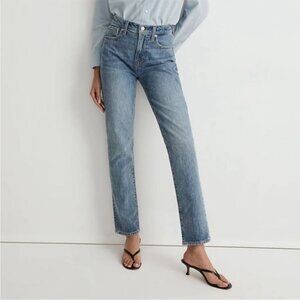 Talbots Ivory Blue Knit Cotton Open Weave Crewneck Sweater Medium Large